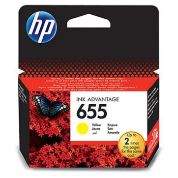   HP Nr.655 (CZ112AE) eredeti sárga TINTAPATRON / INK CARTRIDGE, ~600 oldal