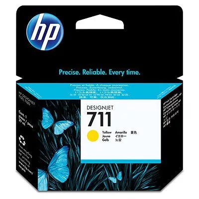 HP Nr.711 (CZ132A) eredeti sárga TINTAPATRON / INK CARTRIDGE, ~870 oldal