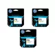 HP Nr.711 (CZ136A) eredeti sárga TINTAPATRON / INK CARTRIDGE triopakk, ~2610 oldal