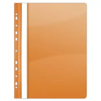   Gyorsfűző, lefűzhető, PVC, A4, DONAU, narancssárga 10 db