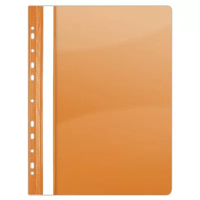 Gyorsfűző, lefűzhető, PVC, A4, DONAU, narancssárga 10 db