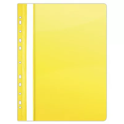 Gyorsfűző, lefűzhető, PVC, A4, DONAU, citromsárga 10 db