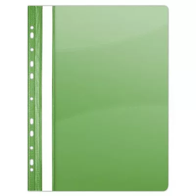 Gyorsfűző, lefűzhető, PVC, A4, DONAU, zöld 10 db