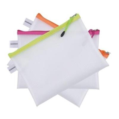 Rendszerező tasak, cipzáras, A5, 243x180 mm, DONAU, vegyes színek (szín nem választható)