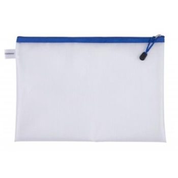 Rendszerező tasak, cipzáras, A4, 343x246 mm, DONAU, kék