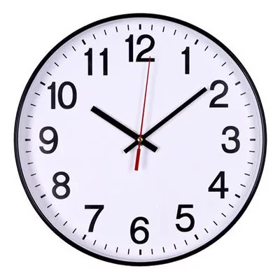 Falióra, 30 cm, OFFICE PRODUCTS, fekete keret 1 db
