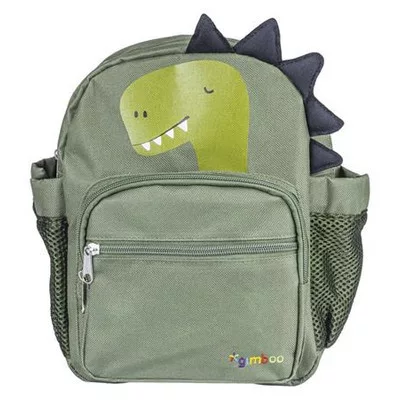 Hátizsák, ovis, 3 rekeszes, "Gimboo", dinoszaurusz, zöld 1 db