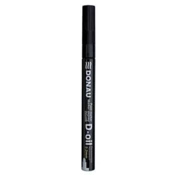 Lakkmarker, 2,2 mm, S, DONAU "D-oil", fekete 12 db