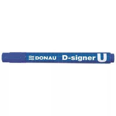 Alkoholos marker, 2-4 mm, kúpos, DONAU "D-signer U", kék 1 db