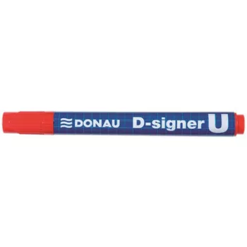   Alkoholos marker, 2-4 mm, kúpos, DONAU "D-signer U", piros 1 db