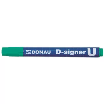   Alkoholos marker, 2-4 mm, kúpos, DONAU "D-signer U", zöld 1 db
