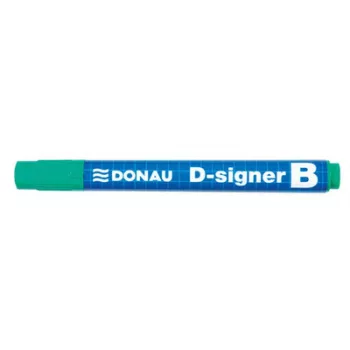   Táblamarker, 2-4 mm, kúpos, DONAU "D-signer B", zöld
