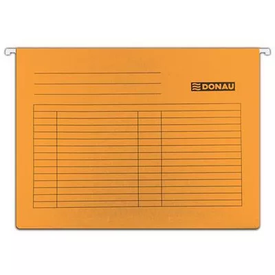 Függőmappa, karton, A4, DONAU, narancs 25 db