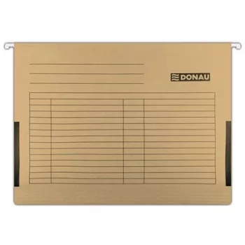   Függőmappa, oldalvédelemmel, karton, A4, DONAU, barna 25 db