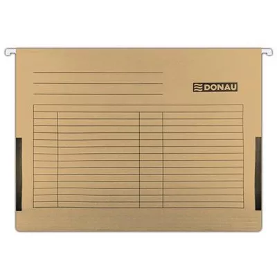 Függőmappa, oldalvédelemmel, karton, A4, DONAU, barna 25 db