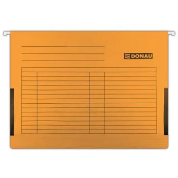   Függőmappa, oldalvédelemmel, karton, A4, DONAU, narancs 25 db