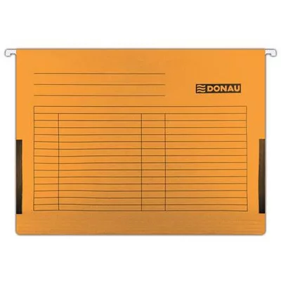 Függőmappa, oldalvédelemmel, karton, A4, DONAU, narancs 25 db