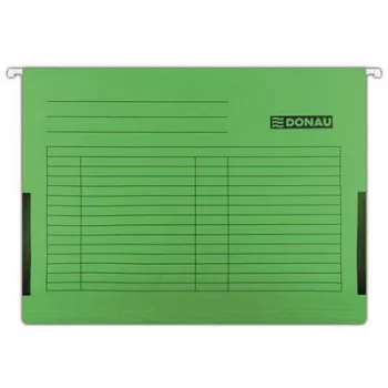   Függőmappa, oldalvédelemmel, karton, A4, DONAU, zöld 25 db