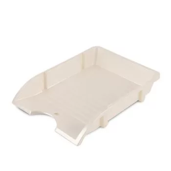   Irattálca, műanyag, törhetetlen, DONAU "Solid", gyöngyház