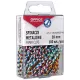 Gemkapocs, 28 mm, csíkos, OFFICE PRODUCTS, színes 100 db