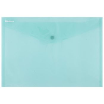 Irattartó tasak, A4, PP, patentos, DONAU, zöld