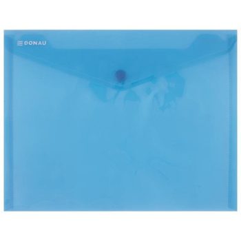 Irattartó tasak, A5, PP, patentos, DONAU, kék