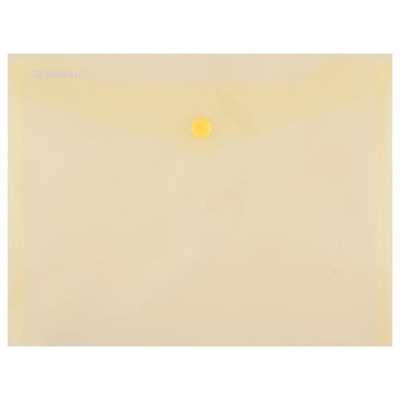 Irattartó tasak, A5, PP, patentos, DONAU, sárga