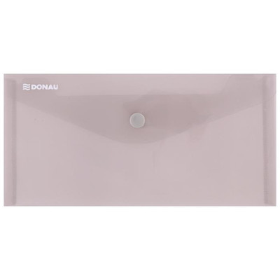 Irattartó tasak, DL, PP, patentos, DONAU, szürke