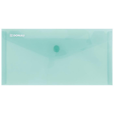 Irattartó tasak, DL, PP, patentos, DONAU, zöld