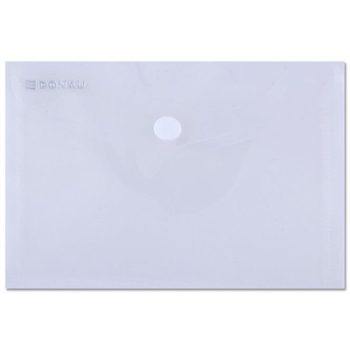 Irattartó tasak, A6, PP, patentos, DONAU, áttetsző