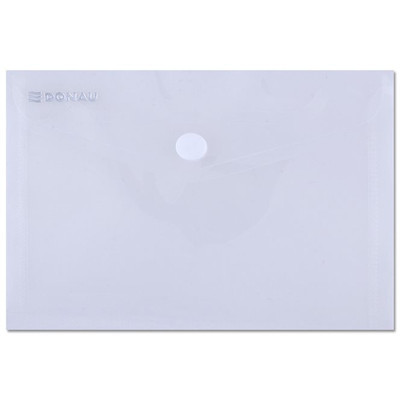 Irattartó tasak, A6, PP, patentos, DONAU, áttetsző