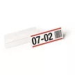 Logisztikai zseb, 100x38 mm, fekvő, DURABLE "HARD COVER", öntapadó csíkkal, átlátszó 10 db