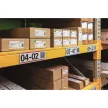 Logisztikai zseb, 210x74 mm, fekvő, DURABLE "HARD COVER", öntapadó csíkkal, átlátszó 10 db