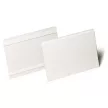 Logisztikai zseb, A5, fekvő, DURABLE "HARD COVER", öntapadó csíkkal, átlátszó 10 db