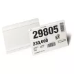 Logisztikai zseb, A5, fekvő, DURABLE "HARD COVER", öntapadó csíkkal, átlátszó 10 db