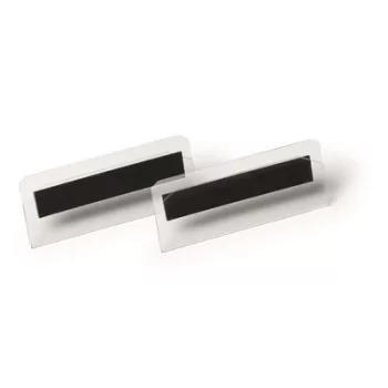   Logisztikai zseb, 100x38 mm, fekvő, DURABLE, mágneses, átlátszó 10 db