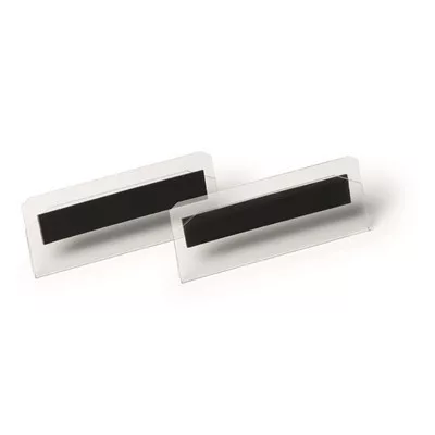 Logisztikai zseb, 100x38 mm, fekvő, DURABLE, mágneses, átlátszó 10 db