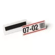 Logisztikai zseb, 100x38 mm, fekvő, DURABLE, mágneses, átlátszó 10 db