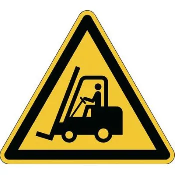   Padlójelölő matrica, DURABLE "Vigyázat! Targonca", sárga-fekete 1 db