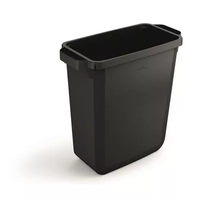 Szemetes, 60 l, műanyag, DURABLE "DURABIN ECO", fekete 1 db