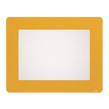   Padlójelölő ablak, sárga, A4, eltávolítható, DURABLE 10 db