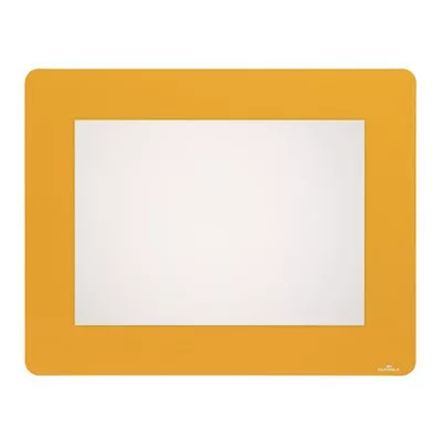 Padlójelölő ablak, sárga, A4, eltávolítható, DURABLE 10 db