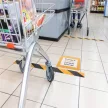 Padlójelölő ablak, sárga, A4, eltávolítható, DURABLE 10 db