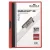Gyorsfűző, klipes, A4, DURABLE "DURACLIP® 30", piros 1 db