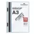 Gyorsfűző, klipes, A3, DURABLE "DURACLIP® 60", kék 10 db