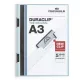 Gyorsfűző, klipes, A3, DURABLE "DURACLIP® 60", kék 10 db