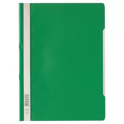 Gyorsfűző, PP, A4, DURABLE "Economy", zöld 50 db