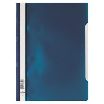 Gyorsfűző, PP, A4, DURABLE "Economy", sötétkék