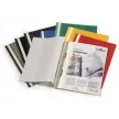 Gyorsfűző, A4, széles, panorámás, DURABLE "DURAPLUS®", zöld 1 db