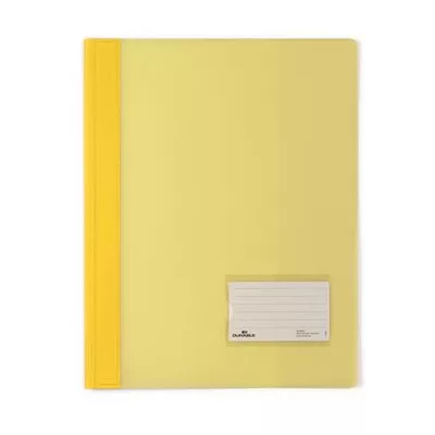 Gyorsfűző, A4, extra erős, széles, DURABLE, sárga 1 db